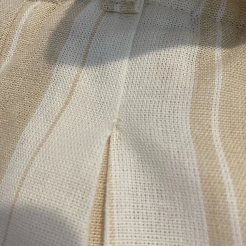 Francesca’s Striped High-Waisted Paperbag Shorts